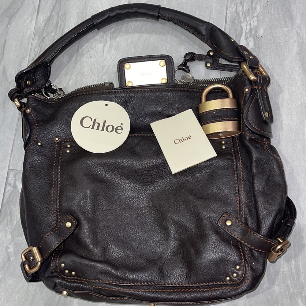 GORGEOUS   Tote bag REAL LEATHER - Picture 6 of 6